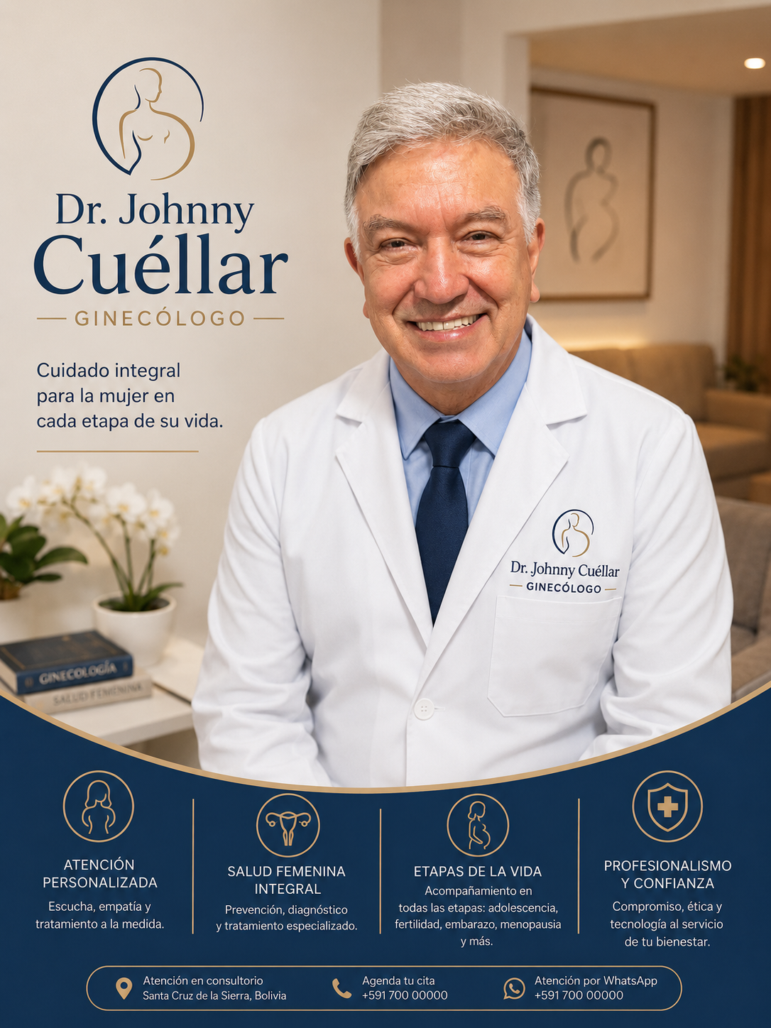 Dr. Johnny Bismarck Cuéllar Durán - Médico Ginecólogo