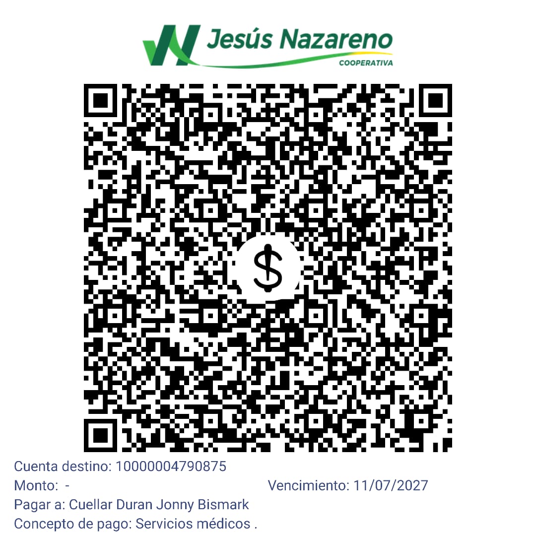 QR de pagos Dr. Johnny Cuéllar